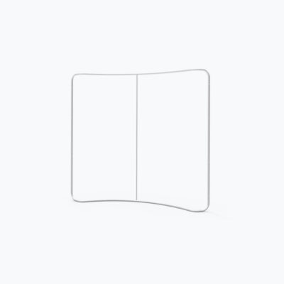 8ft Curved Tension Fabric Display (Hardware Only)