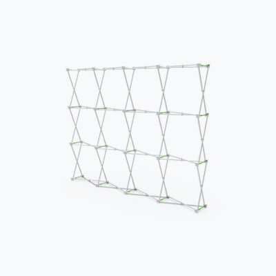 10ft Straight Velcro Fabric Pop Up Display (Hardware Only)