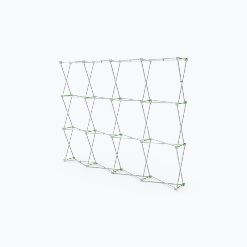 10ft Straight Velcro Fabric Pop Up Display (Hardware Only)